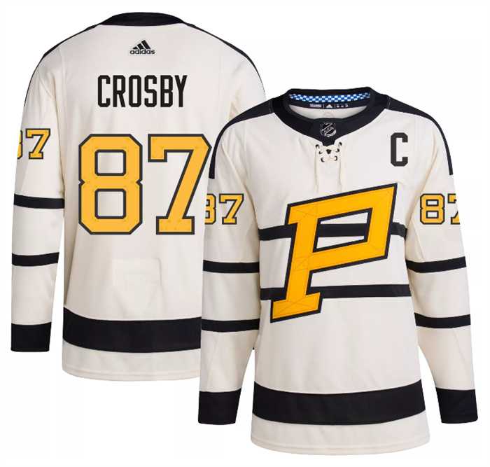 Men's Pittsburgh Penguins #87 Sidney Crosby Cream 2023 Winter Classic Stitched Jersey Dzhi,We sell and wholesale Men's Pittsburgh Penguins #87 Sidney Crosby Cream 2023 Winter Classic Stitched Jersey Dzhi on line form chian!
